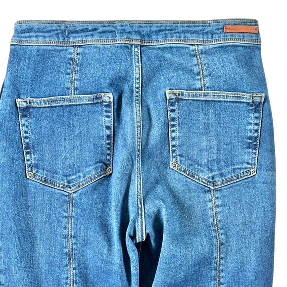 Pilcro Letterpress Anthropologie High Rise Carpenter Bootcut Denim Jeans 29 - Picture 6 of 11